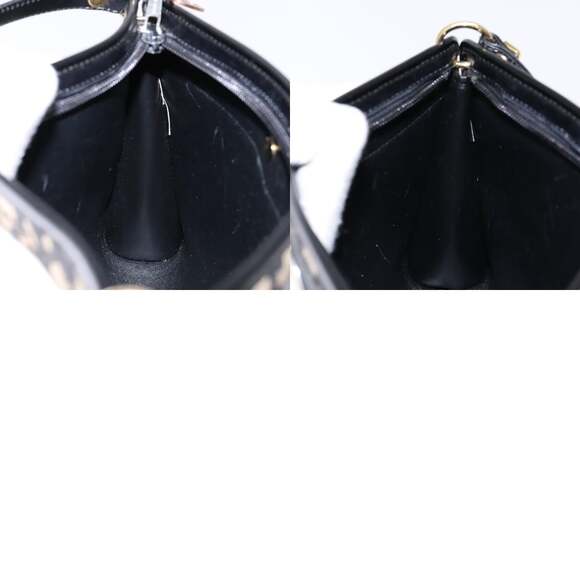 DIOR Trotter Canvas Shoulder Bag Navy Gold - Picture 12 of 12